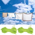 thumbnail image 1 of WUSUOWEI 2PCS Fluorescent Reflective Guyline Camping Paracord,Thin Cord Rope,2MM Reflective,20M,Green Color,Reflective Fluorescent Rope for Tarp Rain,Fly,Tent,Camping,Kite,Surfing, 1 of 1