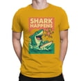 thumbnail image 2 of Shark Happens: Comic Sea Adventure Men's T-shirt, 2 of 3