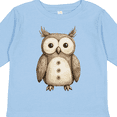 thumbnail image 4 of Inktastic Owl Boys or Girls Long Sleeve Toddler T-Shirt, 4 of 5
