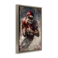 thumbnail image 2 of Stupell Industries Contemporary Eye On The End Zone Brown Floating Frame Canvas Art, 21 x 31, by Ray Powers, 2 of 8