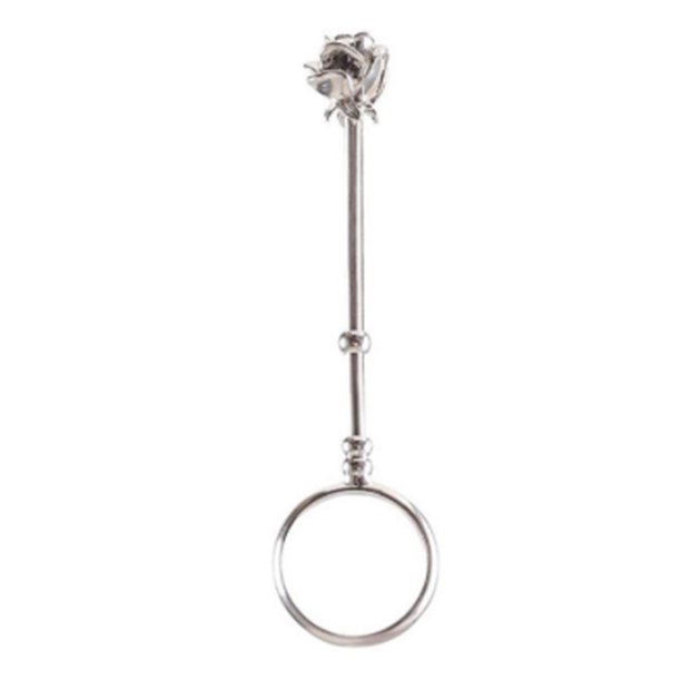 Advancent Soporte para cigarrillos, anillo resistente a la corrosión, adorno Tobacciana, suministros de joyería coleccionables para mujeres y hombres, encendedores plata mate 17 mm Advancent HA060101-04B