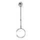 thumbnail image 1 of Advancent Soporte para cigarrillos, anillo resistente a la corrosión, adorno Tobacciana, suministros de joyería coleccionables para mujeres y hombres, encendedores plata mate 17 mm Advancent HA060101-04B, 1 of 6