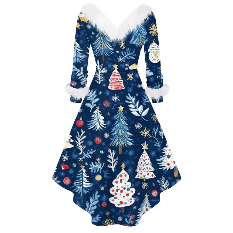royal blue christmas dress Royal Blue Starry Dress – Lisposa main image 0