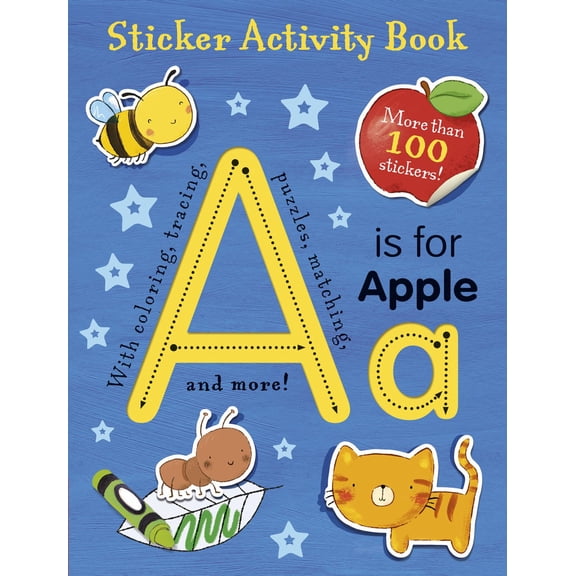A Is for Apple Sticker Activity Book: More Than 100 Stickers! (Paperback)