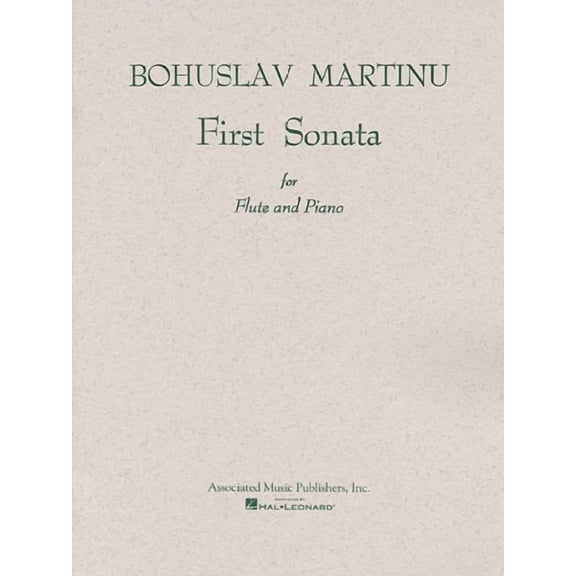First Sonata for Flute and Piano (Paperback)