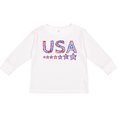 thumbnail image 3 of Inktastic Fourth of July USA Red, White, and Blue Boys or Girls Long Sleeve Toddler T-Shirt, 3 of 5