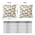 thumbnail image 2 of Yiaed Cartoon Monster Trucks Print Pillow Covers Super Soft Decorative Square Throw Pillow Covers Case Cushion Covers for Sofa Couch Bedroom Car Decor（No pillow core）-16"x16", 2 of 7