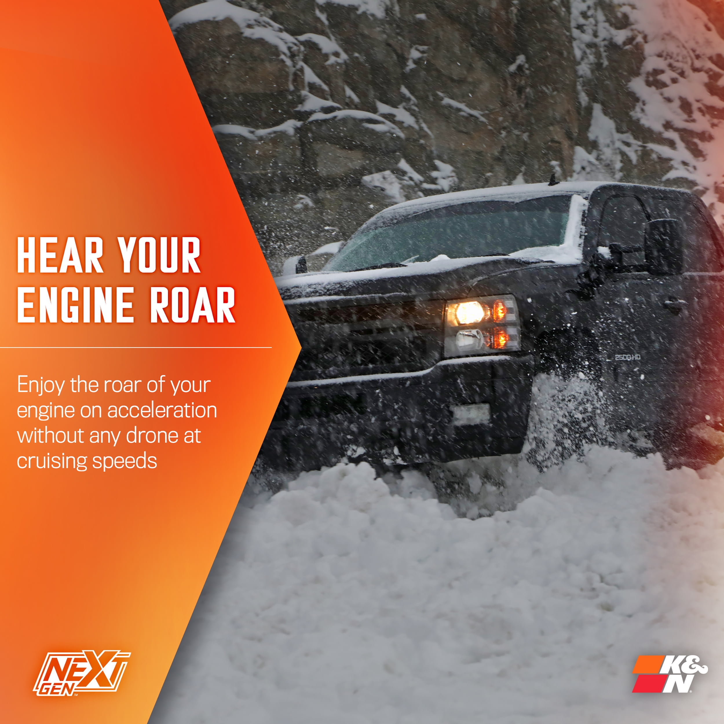 K&N Performance NextGen Cold Air Intake System: Easy Installation, Engineered to Maximize Airflow, Boost Horsepower & Torque, 50-3103