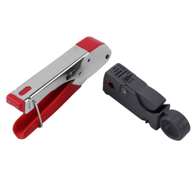 Nouvel Outil de Compression Coaxial pour Câbles F Rg6 Rg58 Rg59 Connecteurs Coaxial Stripper