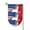 Fillet, variant on Half Mexican Half America Garden Flag Vertical Double Sided Yard Outdoor Decoration 12.5 x 18 Inch Sharp Corner