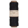 Hemptique Hemp Cord Spool 10lb 205'-Black
