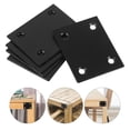thumbnail image 3 of 5 Pcs Plaque de Réparation Support d'Angle en Fer pour Armoire Support Mural, 3 of 8