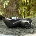 thumbnail image 5 of Black Jade Heart-Shaped Skull Bowl - Handcrafted Gemstone Carved Art Sculpture for Healing and Spiritual, 5 of 6