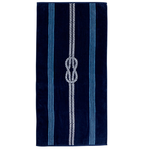 Great Bay Home Oversized Jacquard Beach Towel