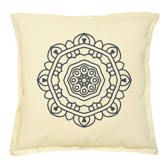 Mandalas decorative elements -11 Print Decorative PillowCase VPLC_02 Size 18x18
