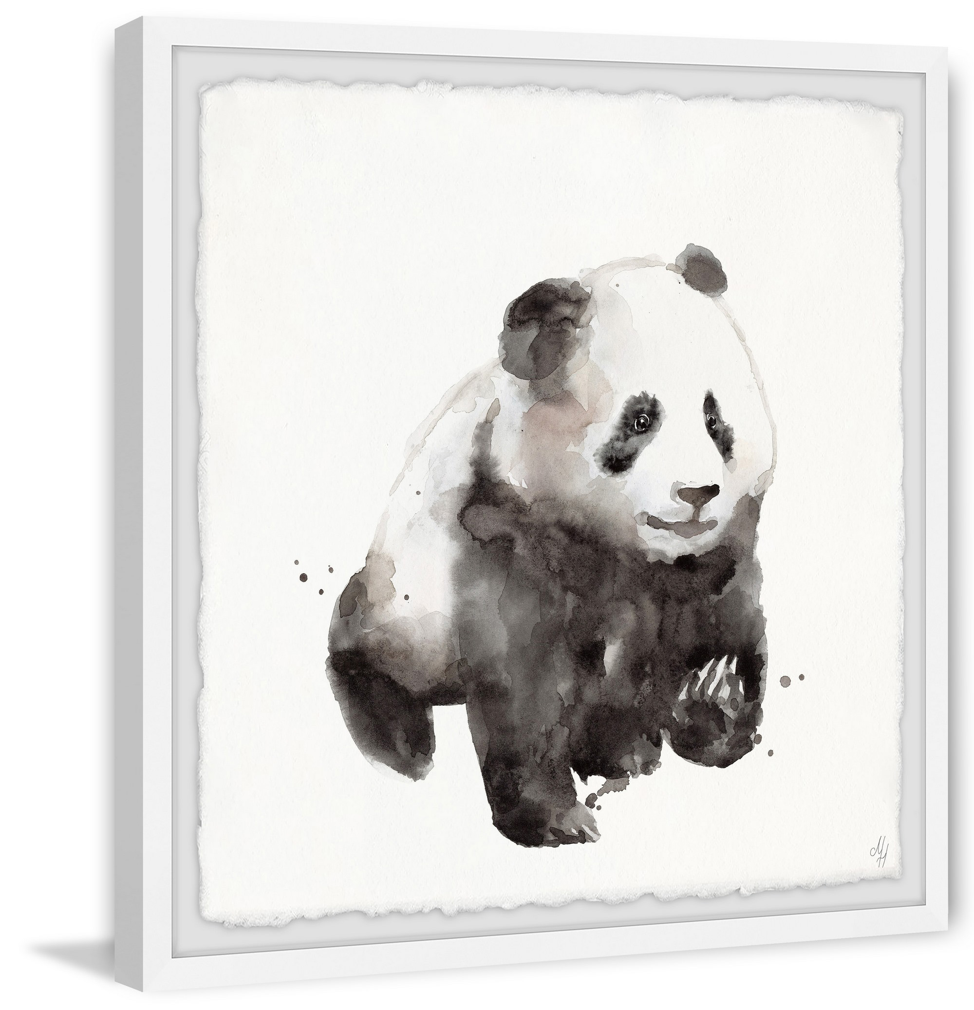 Marmont Hill Dreamy Panda Framed Wall Art