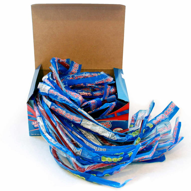 RED VINES Super Ropes Licorice Candy, 2 oz, 15 Pack 