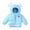 #210-Blue, variant on Favoffer Kids Elephant Print Shiny Puffer Coat Baby Boys Girls Hooded Warm Winter Jacket Infant Outerwear Wholesale 1-6Y