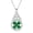 A, variant on St. Patrick's Day Gifts for Women, Sterling Silver Four-leaf Clover Pendant Necklace ST Patricks Day Irish Four Leaf Clover