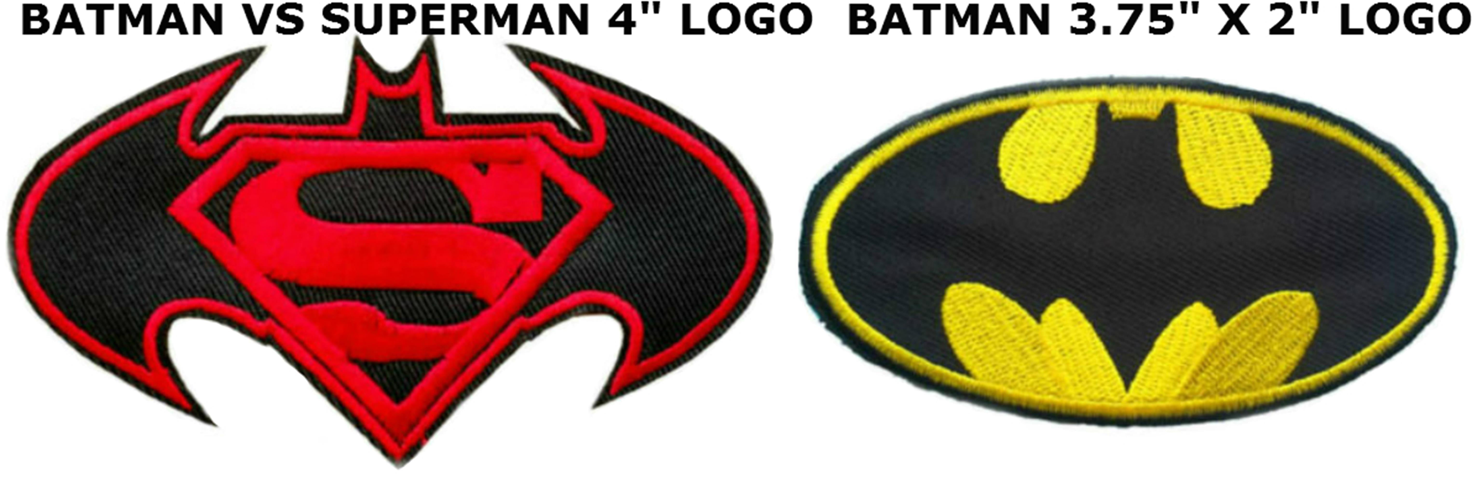 DC BATMAN VS SUPERMAN  Aufnäher Patch   Logo Cosplay 