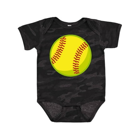 

Inktastic Personalized Softball Gift Baby Boy or Baby Girl Bodysuit