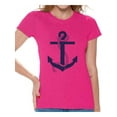 thumbnail image 1 of Awkward Styles Anchor T Shirt for Ladies Anchor Shirt for Women Sea Tshirt for Girls Sea Lovers Gifts Marine Themed Party Cute Gifts for Sailor Captain Clothes for Mom Marine Clothing Collection, 1 of 4