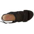 thumbnail image 2 of Jellypop Womens Hestia Wedge Sandals 8.5 Black, 2 of 6