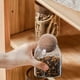 thumbnail image 5 of Tarro de cristal transparente Vankin con tapa hermética de madera para té, café, especias y dulces, capacidad de 1000 ml., 5 of 8