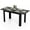 Black, variant on Costway 47"-62" Extendable Dining Table for 4-8 People for Dining Room Home Office Black
