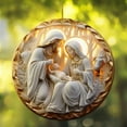 thumbnail image 6 of PALIFEUR Christmas Decorations Nativity Scene Ornaments, Xmas Religious Christmas ​Ornaments, Christian Christmas Nativity 3D Hanging Ornaments for Holiday Party Christmas Tree Decorations, 3.15 inch, 6 of 8