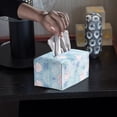 thumbnail image 4 of ZUXONGSY Shells Starfish Tissue Box Cover PU Leather Household Tissue Holder with Buttons Rectangular Tissue Box Cover Easy to Clean Tissue Box Holder for Table, Dresser, Countertop, 4 of 7