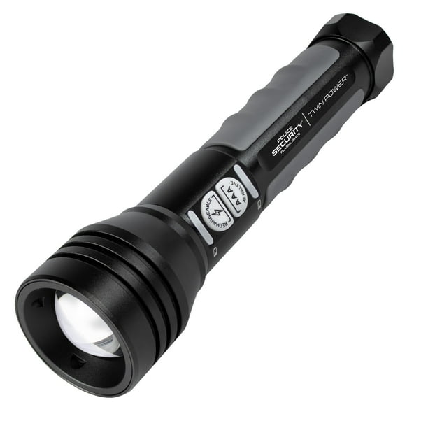 Linterna LED USB-C de 600 lúmenes de doble potencia para seguridad policial
