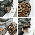 thumbnail image 2 of Leopard Purse Cheetah Print Heart Crossbody Vintage Y2K Studded Shoulder Bag For Girls Party, 2 of 6