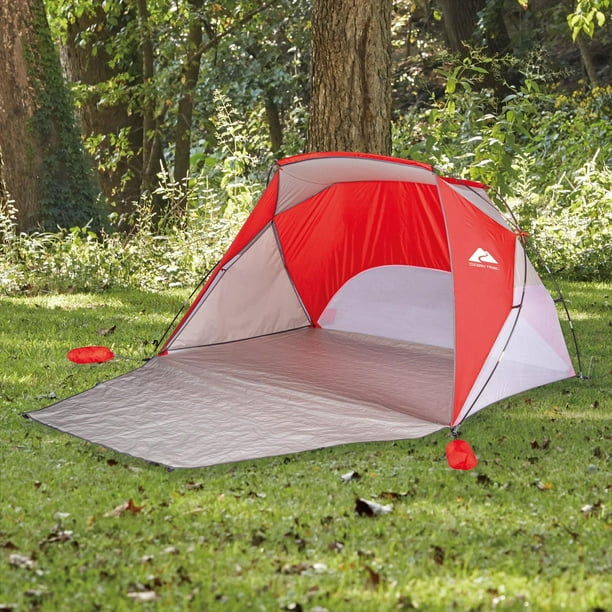 テント・タープ TRAIL MOUNTAIN STOCK SHELTER 2G Ozark Trail Outdoor Shelter Provides Ample Space, Easy to Set-up