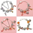 thumbnail image 2 of Pulsera con dijes de oso de Winnie the Pooh para mujer, brazalete con colgante de Piglet Eeyore para niña, cuentas de Anime de Disney para fabricación de joyas, 2 of 5