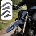 thumbnail image 1 of YYV Gifts Off-Road Dirt Bike Mudguard Replacement Universal Black Rear and Front Splash Guard Durable Plastic Compatible with Motocross Dirt Bikes ATV, 1 of 9