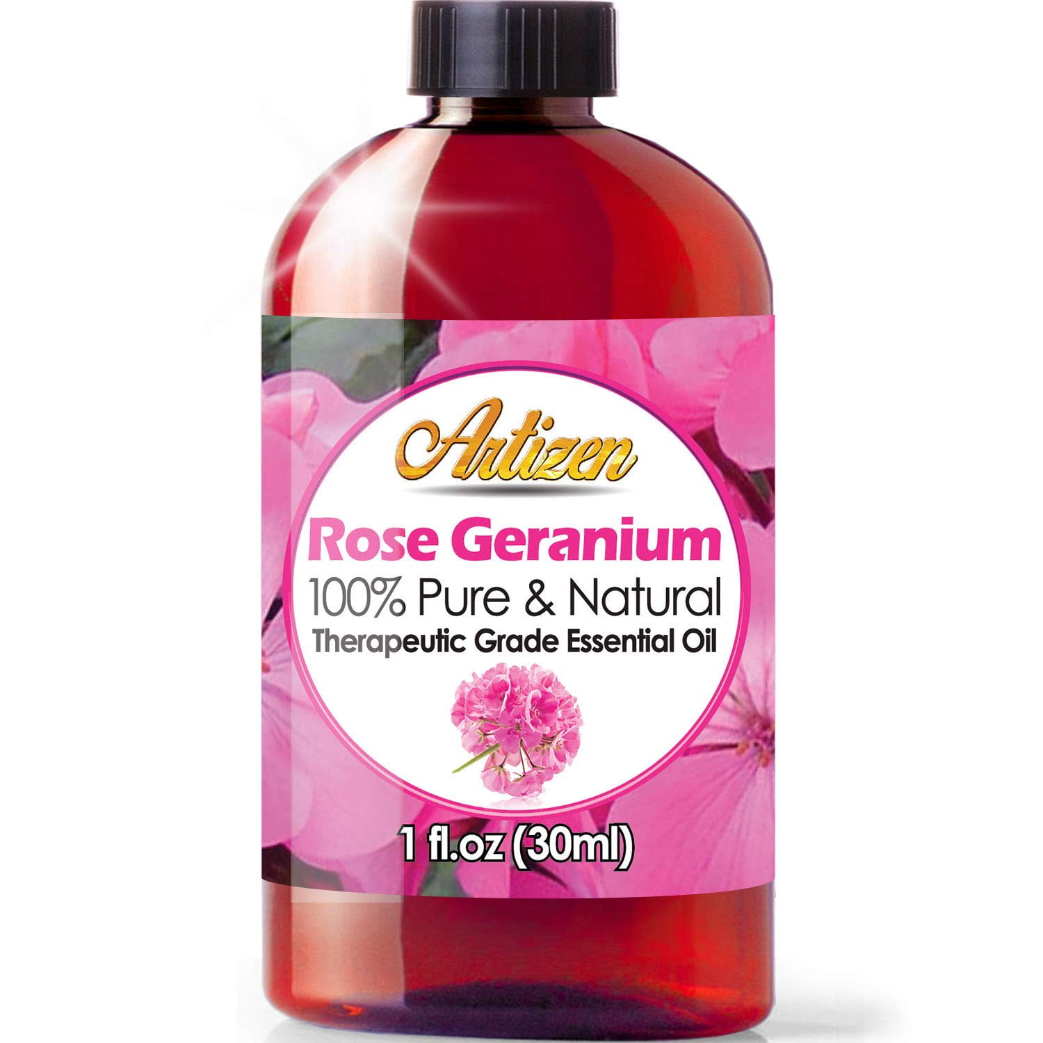 Artizen Rose Geranium Essential Oil (100 Pure & Natural UNDILUTED