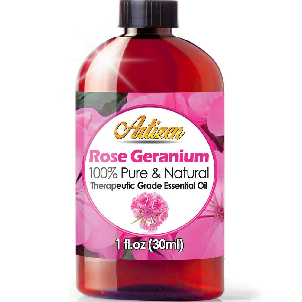 Artizen Rose Geranium Essential Oil (100 Pure & Natural UNDILUTED