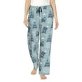 thumbnail image 1 of Fotbe Cute Hippopotamus Pantalones de Pijama para Mujer, Pantalones de Dormir, Pantalones Pj con Cordón y Bolsillos-X-Large, 1 of 6