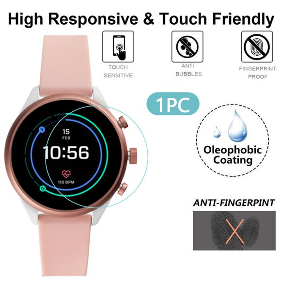 EGNMCR 1PC Clear Film Tempered for Sport 41mm Smart Watch glass film