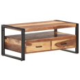 thumbnail image 5 of vidaXL Coffee Table 39.4"x21.7"x17.7" Solid Acacia Wood, 5 of 8
