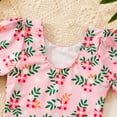 thumbnail image 5 of Penkiiy Girls One Piece Swimsuits Bathing Suits for Toddler Kids Cute Ruffle Swimwear Little Floral 9-10 Years Pink, 5 of 9