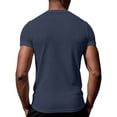 thumbnail image 4 of Dresfit Breeze Shirts Men Short Sleeve Elastic Waist T Shirts Summer 2026 Cooling Crew Neck Gym Basic Shirts Quick Dry Big and Tall Solid Shirt 3XL, 4 of 7