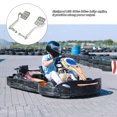 thumbnail image 3 of MOVTOTOP Go Kart Brake Pedal with Throttle 1 Pair for Drift Racing Silver Iron Material, 3 of 8