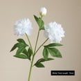 thumbnail image 2 of 6pcs Peonies Artificial Flowers Pink Artificial Ranunculus Flowers Silk Peonies with Long Stems Real Look for Spring Summer Decorations Floral Arrangements Home Table Centerpiece, 2 of 6