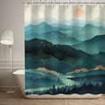 thumbnail image 3 of Stall Shower Curtain 36"x72" Inches Small Shower Curtain, Forest Mountain Shower Curtain Tree Shower Curtains for Bathroom, Nature Shower Curtain Hooks, 3 of 6