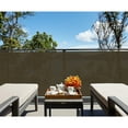 thumbnail image 4 of 3' x 173' Brown Residential Commercial Privacy Deck Fence Screen 160 GSM Weather Resistant Outdoor Protection Fencing Net for Balcony Verandah Porch Patio Pool Backyard Rails, 4 of 5