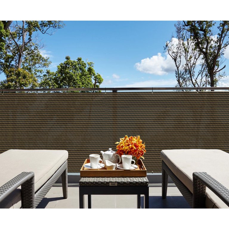 Buy The Latest Styles 45.00 usd for Balcony Screen Brown 90x400 cm