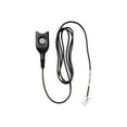 thumbnail image 1 of EPOS CSTD 01-1 - Headset cable - EasyDisconnect to RJ-9 male - 3.3 ft - black - standard bottom cable, 1 of 1