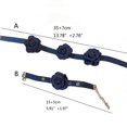 thumbnail image 3 of Camellia Choker Flower Bracelet Elegant Flower Pendant Necklace Versatile Statement Necklace Cloth Material for Party, 3 of 4
